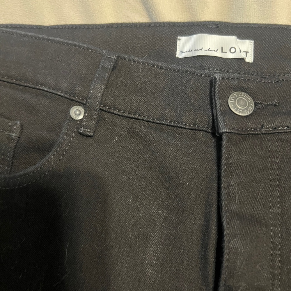 LOFT Women’s Dark Charcoal Jeans